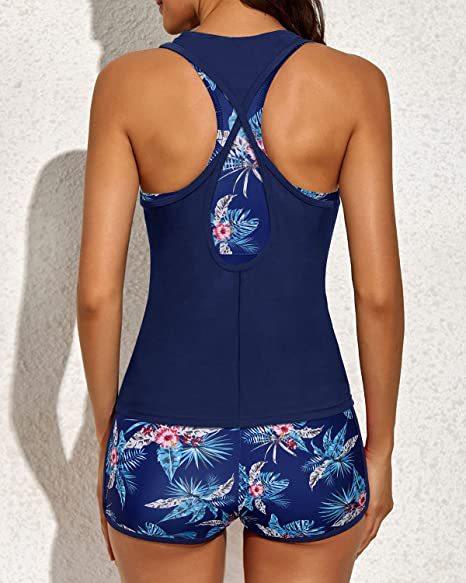 Boxer Three-piece Seaside Vacation Beach Swimsuit - EX-STOCK CANADA