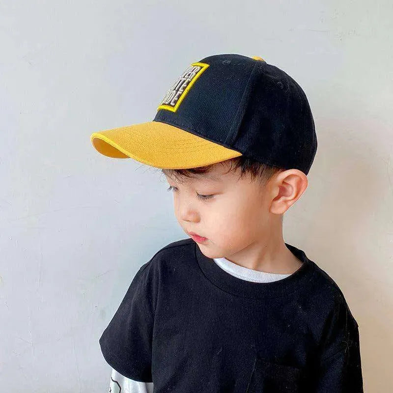 Boys And Girls Casual Color Matching Embroidery Caps - EX-STOCK CANADA