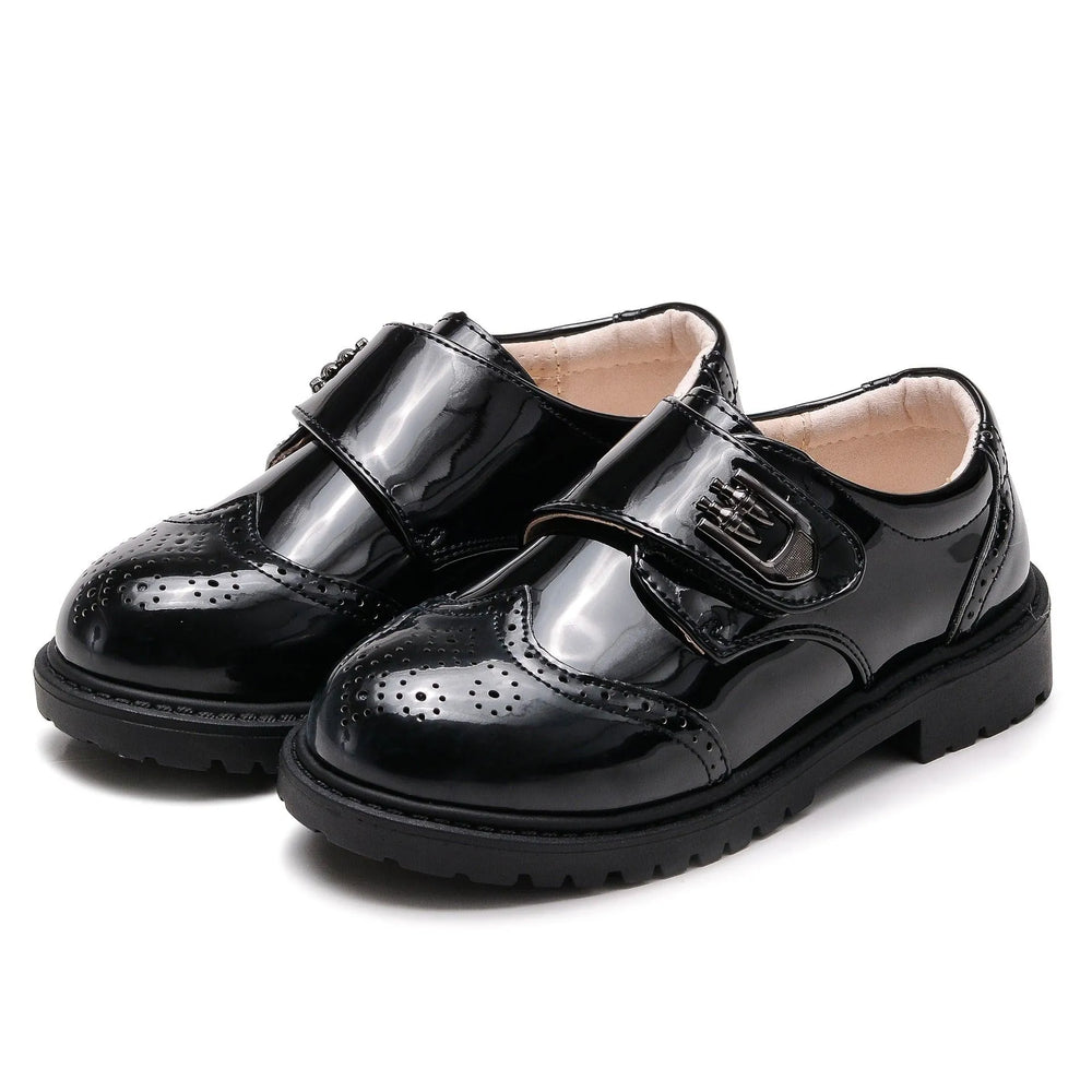 Boys' Leather Shoes, Children's Shoes, British Casual Single Shoes, Student Performance Shoes - EX-STOCK CANADA