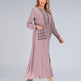 Bubble Chiffon Long Sleeve Abaya Dress for Turkey Middle Eastern Women - EX-STOCK CANADA