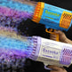 Bubble Gun Rocket 69 Holes Soap Blower With Light - EX-STOCK CANADA