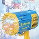 Bubble Gun Rocket 69 Holes Soap Blower With Light - EX-STOCK CANADA