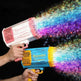 Bubble Gun Rocket 69 Holes Soap Blower With Light - EX-STOCK CANADA