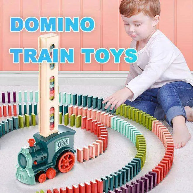 Building Blocks Train Toy Baby Car Puzzle Automatic Release - EX-STOCK CANADA