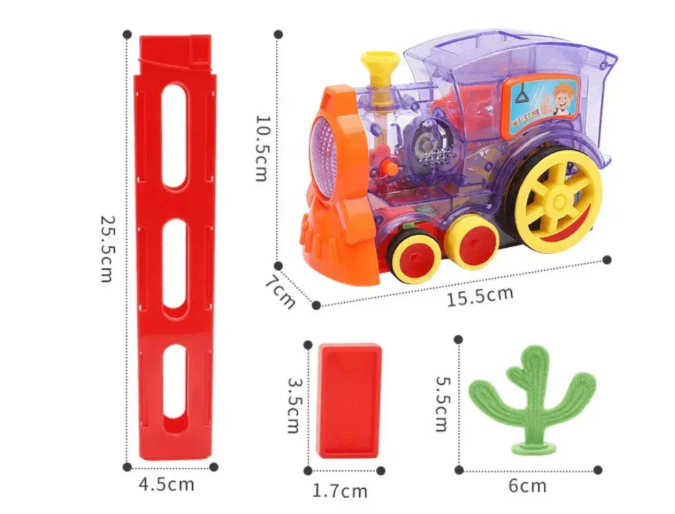 Building Blocks Train Toy Baby Car Puzzle Automatic Release - EX-STOCK CANADA