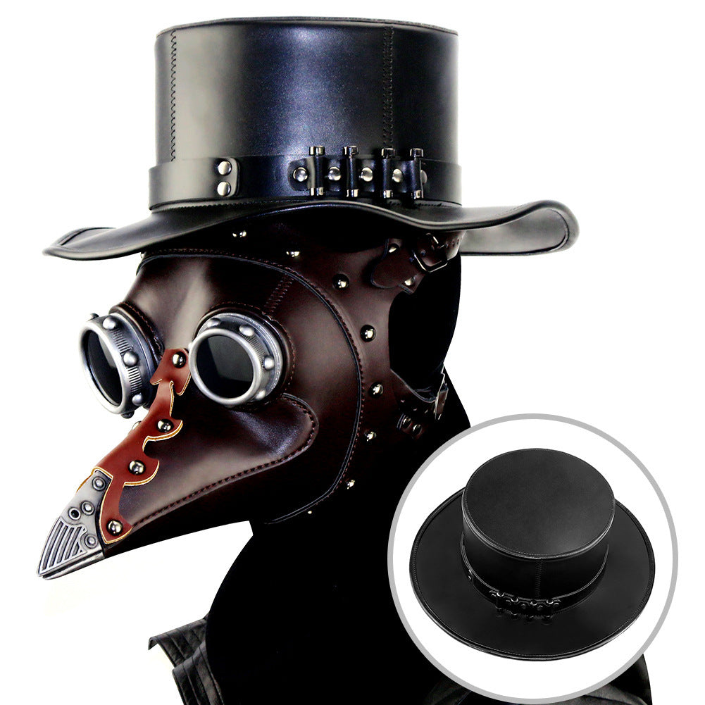 Doctor Plague Black Plague Doctor Hat Medieval Doctor Hat Unisex