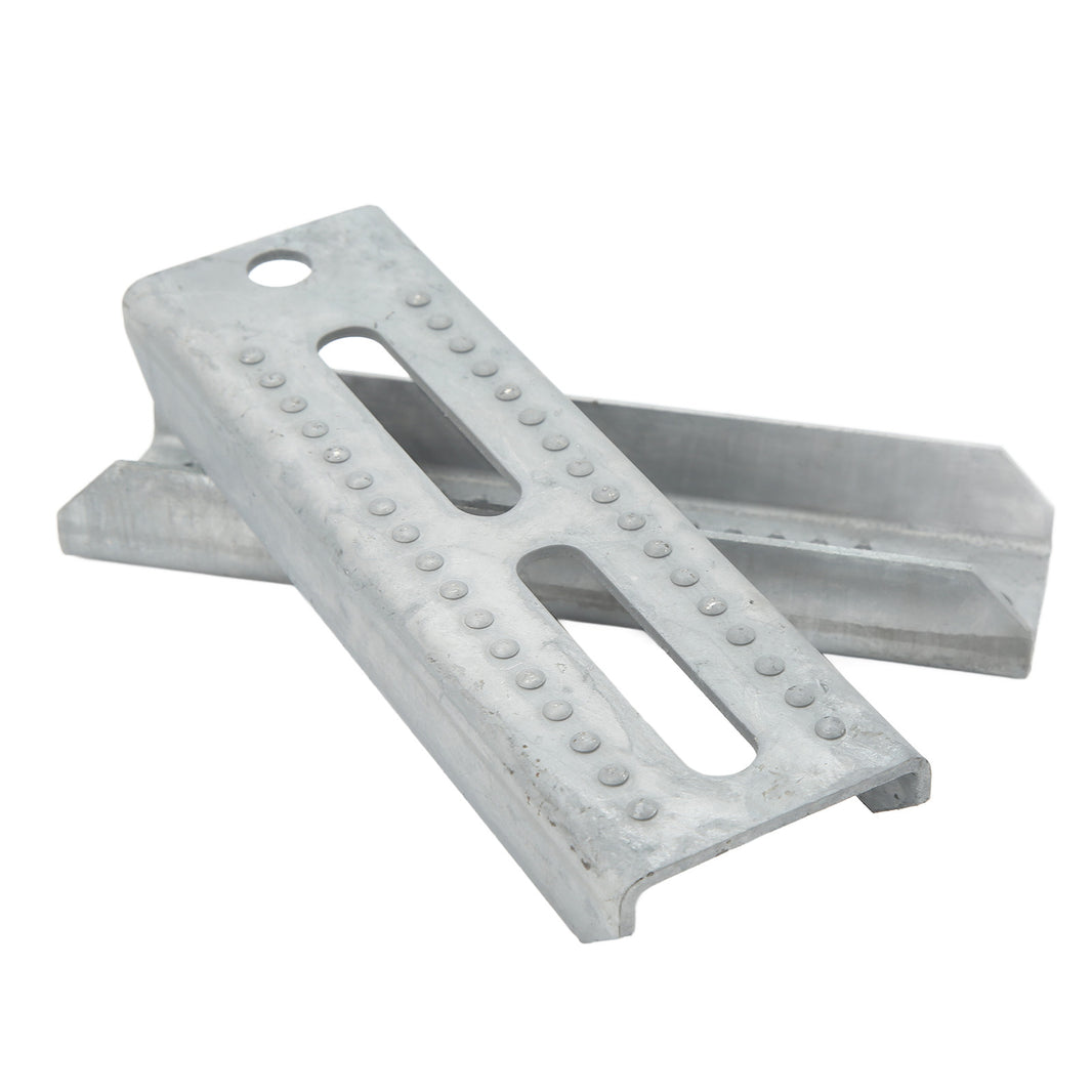 Galvanized Swivel Bunk Bracket Kit Adjustable Sturdy Construction for 3x3 Boat Trailer Cross Member