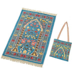 Pattern With Wrapping Blanket Middle East Muslim Carpet and Tote Bag Ramadan Muslim prayer mat Turkish Prayer Mat