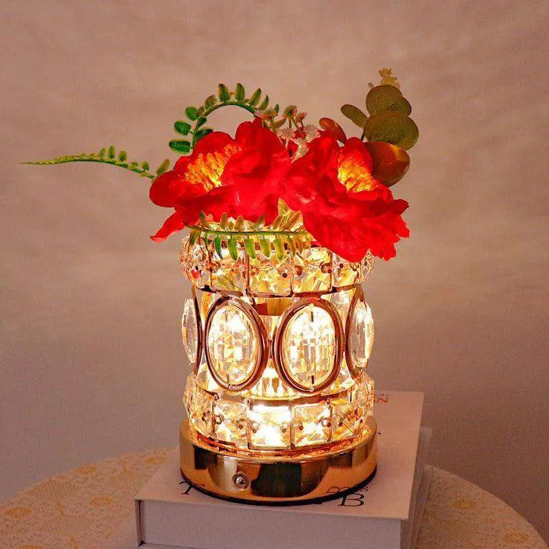 Camellia Crystal Decorative Lamp USB Charging - EX-STOCK CANADA