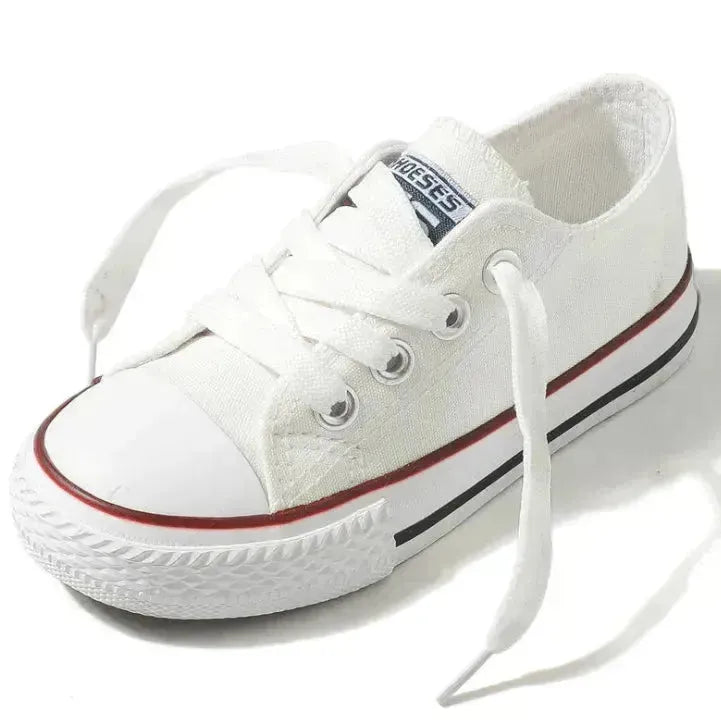 Canvas shoes non-slip casual shoes student parent-child shoes new baby shoes white shoes - EX-STOCK CANADA