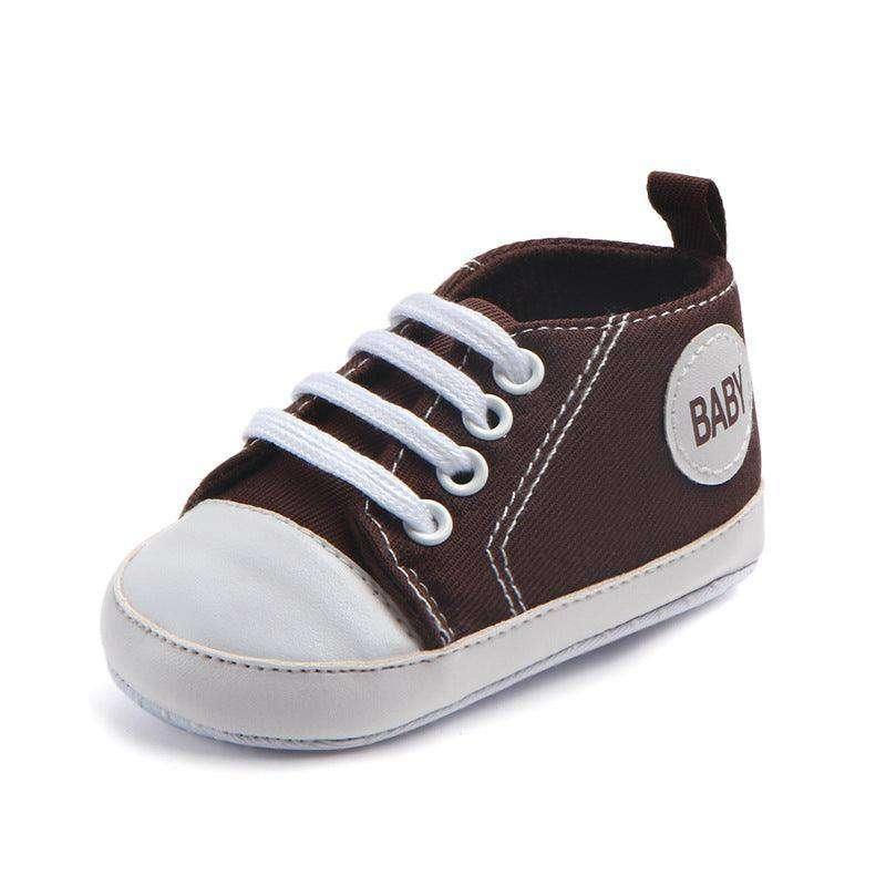 Canvas Sports Sneakers Baby First Walkers Soft Sole Anti-slip Shoes - EX-STOCK CANADA