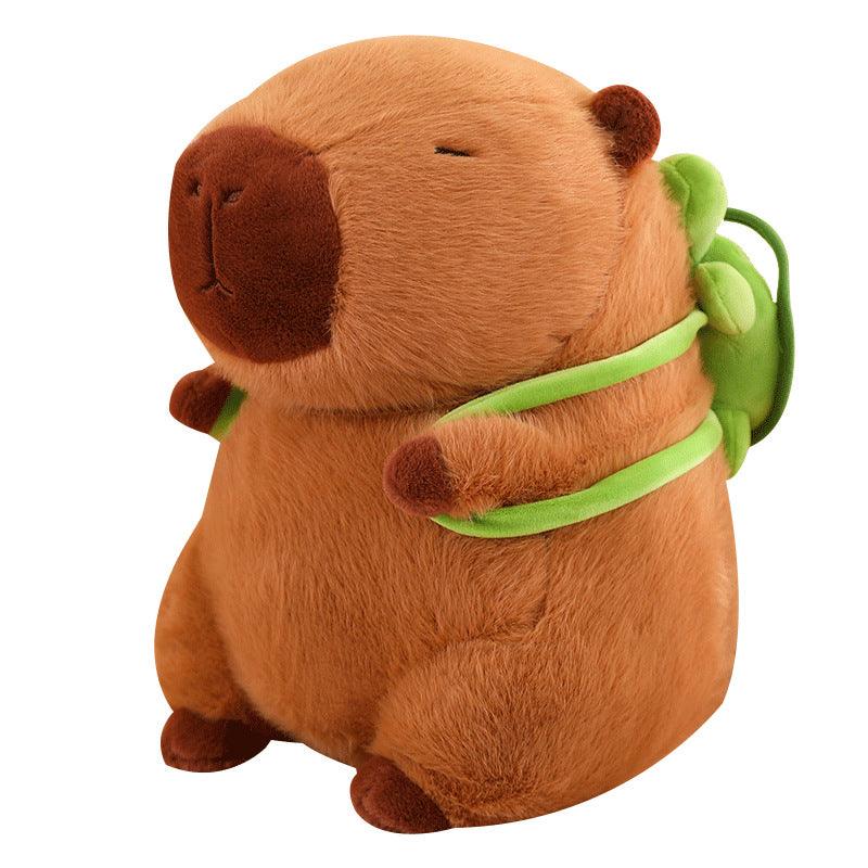 Capibara Buddha Style Stuffed Capybara Doll - EX-STOCK CANADA