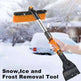 Car Brush Ice Scraper Snow Shovel Dust Foam Handle - EX-STOCK CANADA