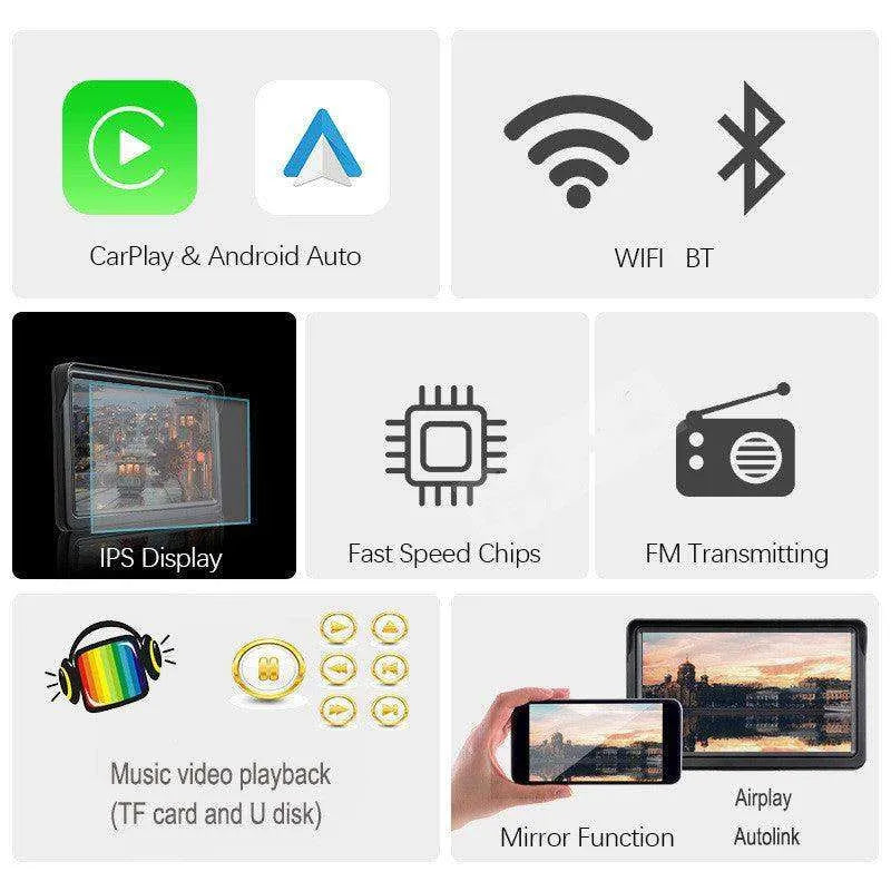 Car Smart Screen Wireless Carplay Auto Phone Projection Navigation - EX-STOCK CANADA