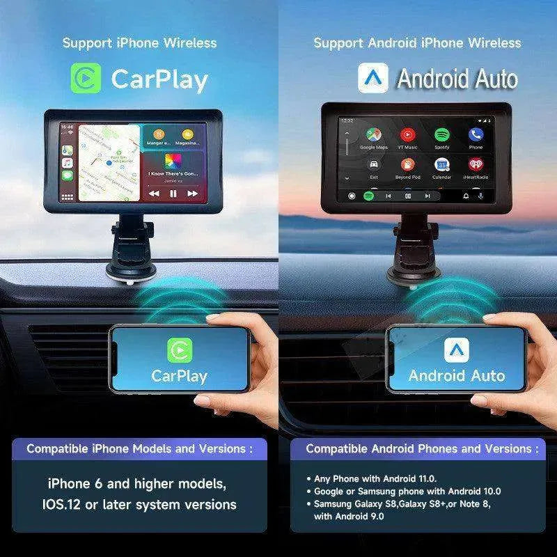 Car Smart Screen Wireless Carplay Auto Phone Projection Navigation - EX-STOCK CANADA