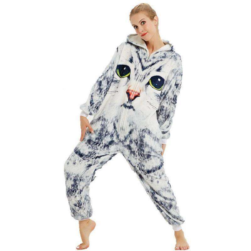 Cartoon animal pajamas new 3D cat - EX-STOCK CANADA