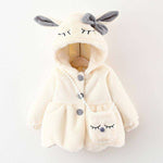 Cartoon Coat Hooded Baby Girl Toddler Fur - EX-STOCK CANADA