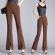 Casual High-Waisted Wide-Leg Cropped Pants for Women - EX-STOCK CANADA