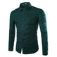 Casual Polo Collar Ironing Free Long Sleeves Shirt For Men - EX-STOCK CANADA