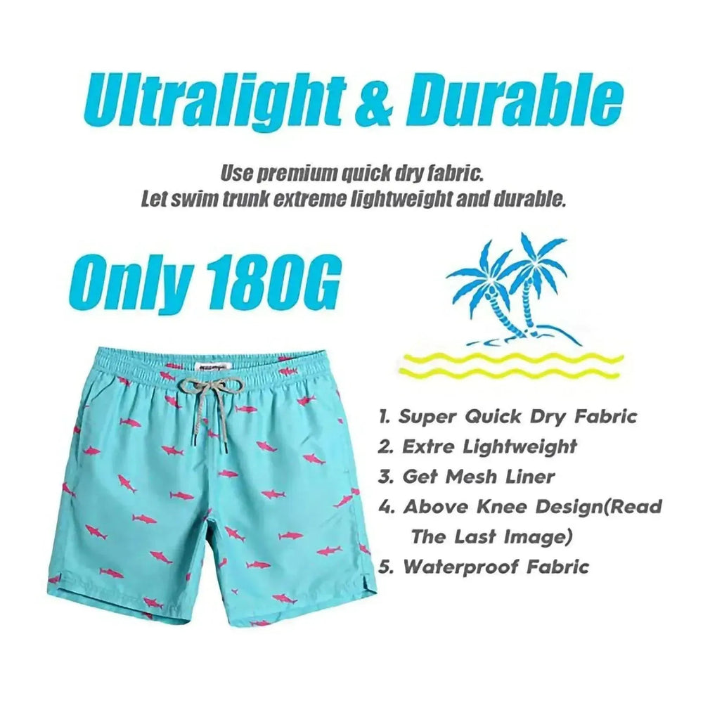 Casual Swimwear Beach Shorts Men - EX-STOCK CANADA