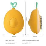 Cat Brush Hair Remover Cleaning Avocado Shaped Dog Grooming Tool Pet Combs Brush Stainless Steel Needle Pet Cleaning Care - EX-STOCK CANADA