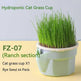 Cat Grass Cup Soilless Hydroponic Seed Spit Hair Ball Snacks - EX-STOCK CANADA
