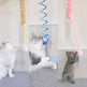 Cat Toy Self-Hi Sucker Spring Rabbit Hair Ball Interactive Play Pet Supplies Interactive Toys - EX-STOCK CANADA