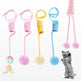 Cat Toy Self-Hi Sucker Spring Rabbit Hair Ball Interactive Play Pet Supplies Interactive Toys - EX-STOCK CANADA