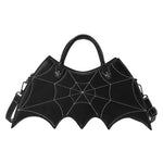 Halloween Spider Web Forma Bolsos de hombro Personalidad Batgirl Tide Pu Bolsos Fashoin Messenger Crossbody Bag