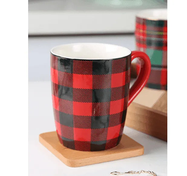 Ceramic Simple Pastoral Mug Coffee Cup - EX-STOCK CANADA