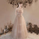 Champagne-colored Host Starry Sky Toasting Dress With Strapless - EX-STOCK CANADA