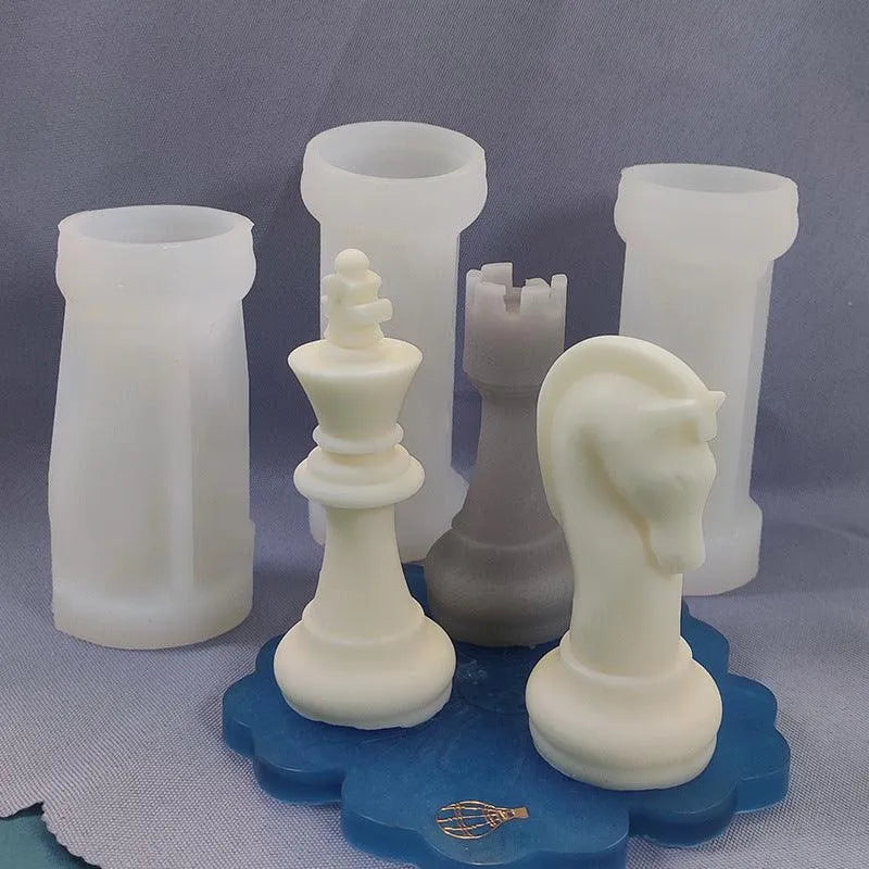 Chess Scented Candle Silicone Mold DIY - EX-STOCK CANADA