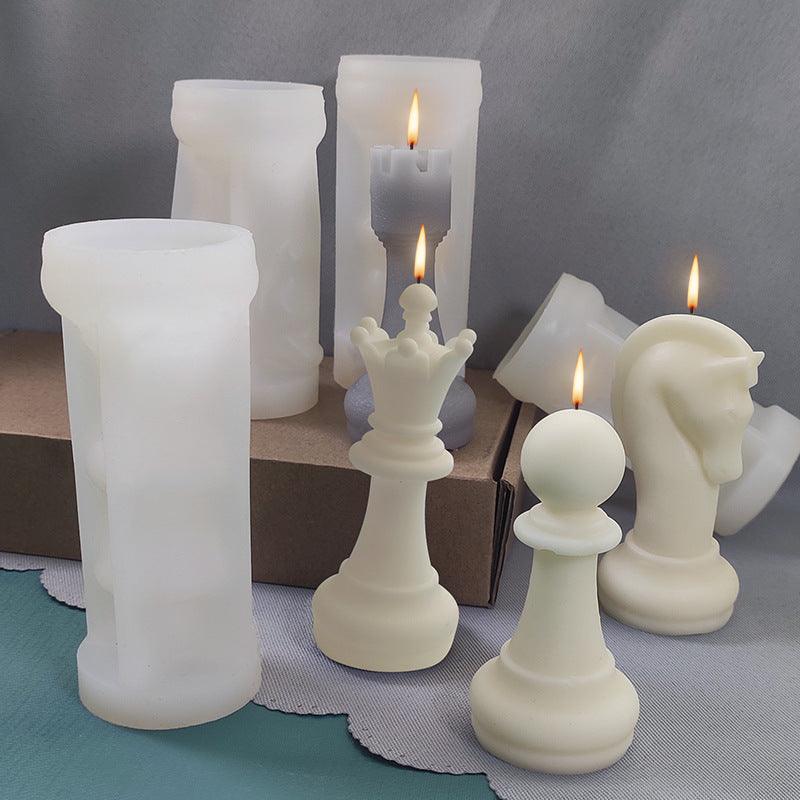 Chess Scented Candle Silicone Mold DIY - EX-STOCK CANADA