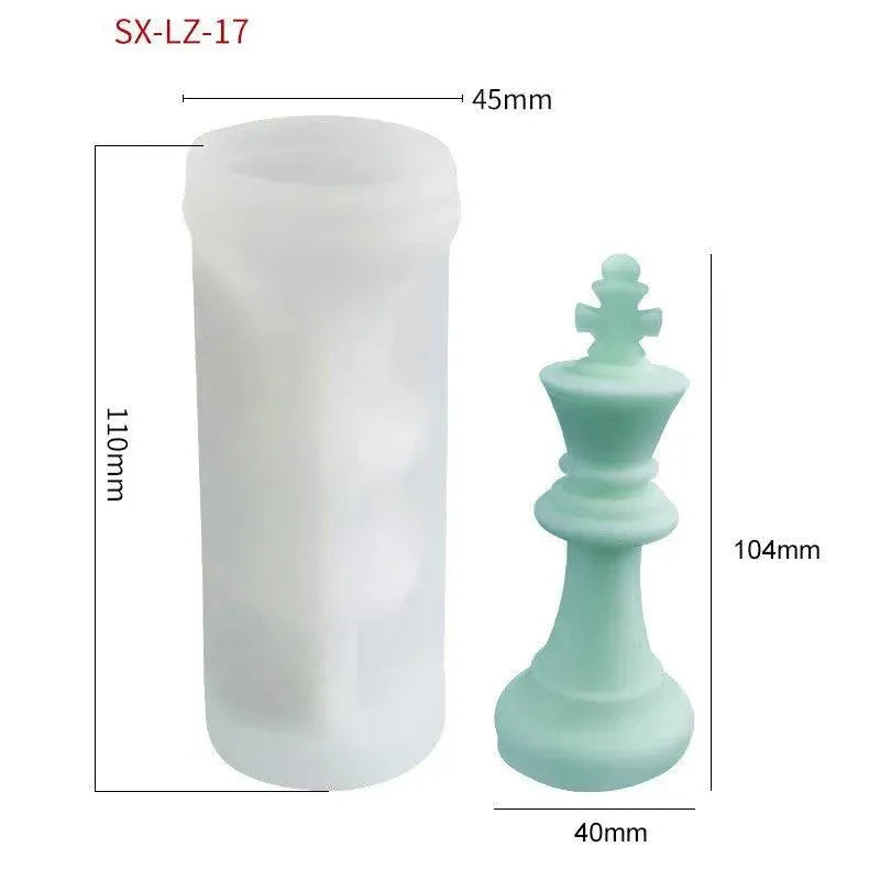 Chess Scented Candle Silicone Mold DIY - EX-STOCK CANADA