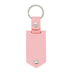 Chick & Unique Leather Photo Stainless steel UV Color Printed Keychain - EX-STOCK CANADA