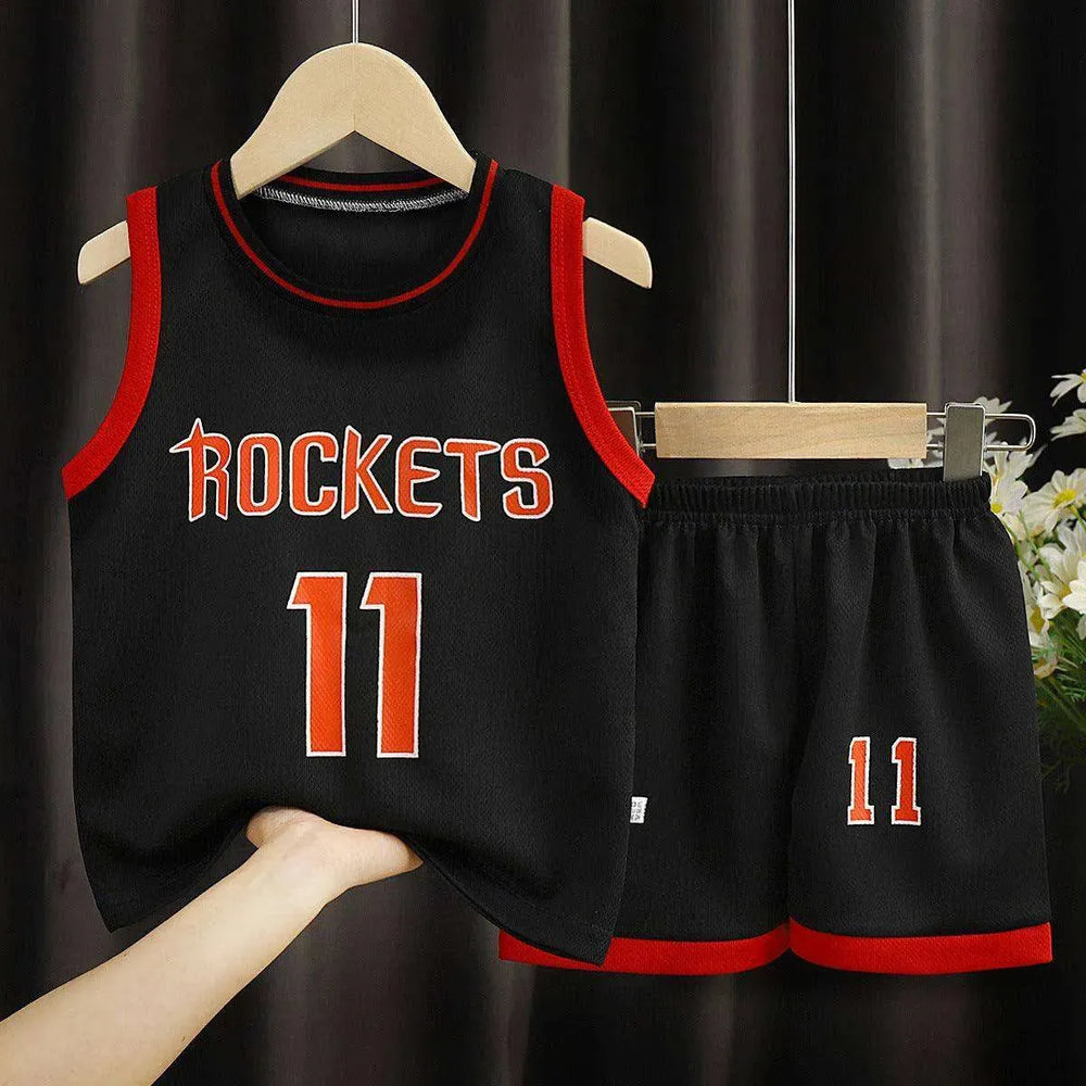 Children's Clothing Sports Basketball Wear Children's Clothing Boys' Suit - EX-STOCK CANADA