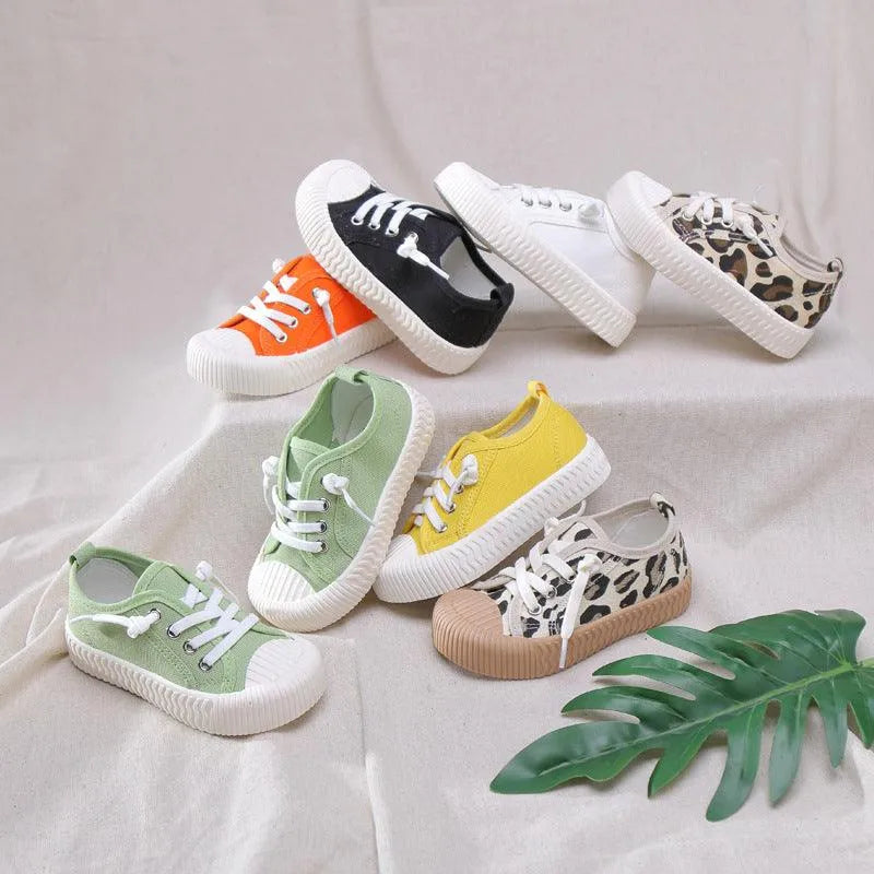 Children's Shoes Elastic Canvas Shoes Comfortable Casual Shoes - EX-STOCK CANADA