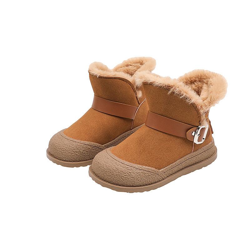 Children's Winter New Fleece-lined Thickening Thermal Cotton Shoes - EX-STOCK CANADA