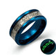 Chinese national dragon pattern blue fluorescent ring - EX-STOCK CANADA