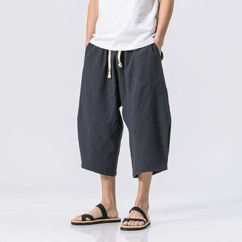 Chinese Style Cotton And Harem Pants - EX-STOCK CANADA