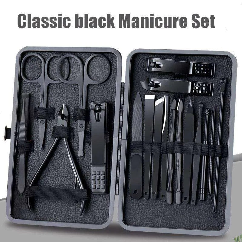 Classic Stainless Steel Nail Clipper Tool Set - EX-STOCK CANADA