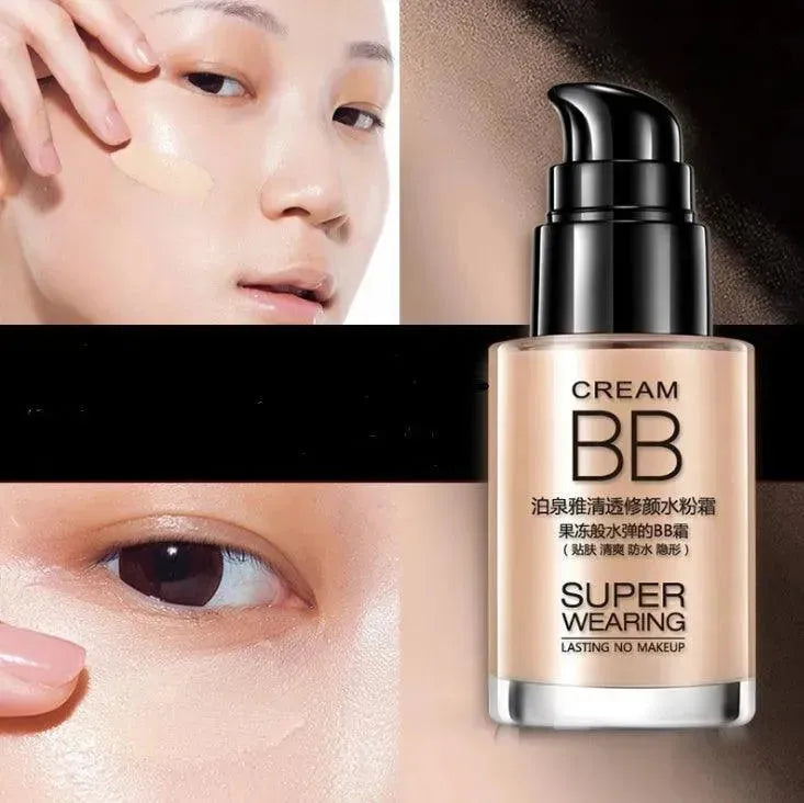 Clear and sleek hydrating cream nude makeup BB cream makeup concealer moisturizing BB cream - EX-STOCK CANADA