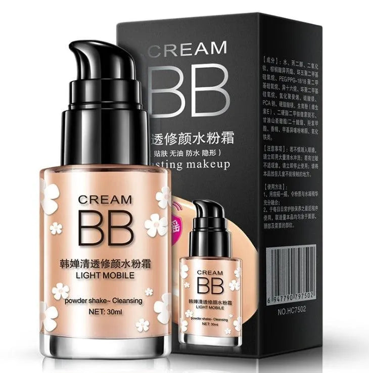 Clear and sleek hydrating cream nude makeup BB cream makeup concealer moisturizing BB cream - EX-STOCK CANADA