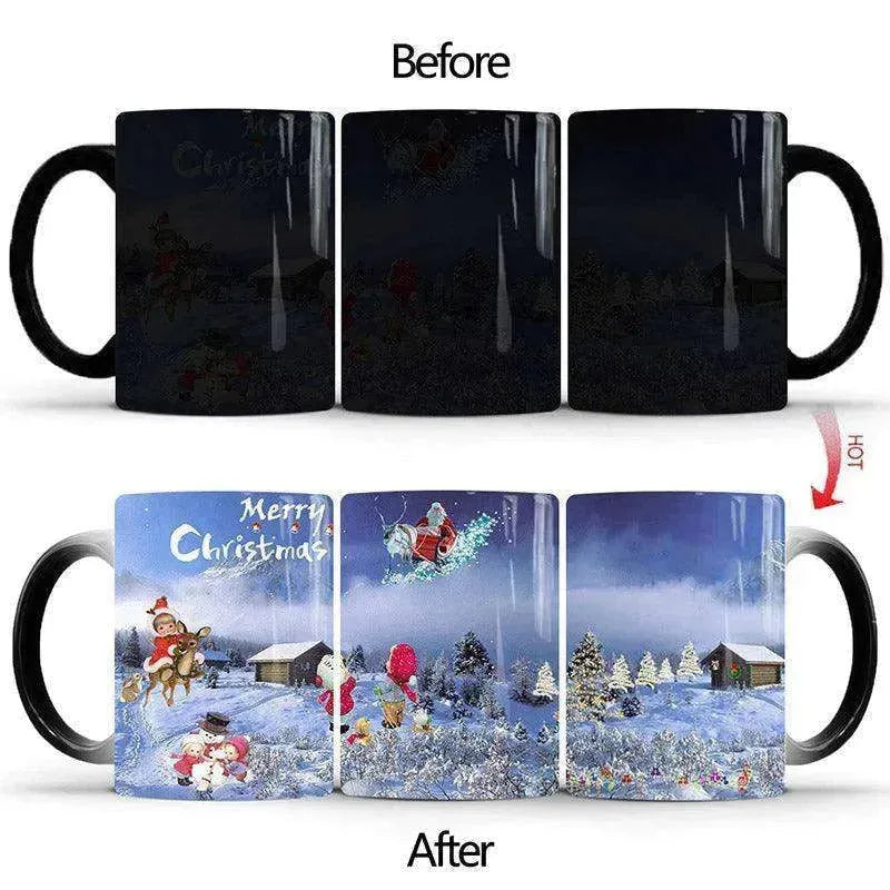 Color Change Christmas Mug Heat Sensitive Cup - EX-STOCK CANADA