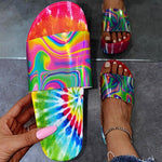 Color Printing Plus Size Slippers Women Platform Sandals And Slippers Beach Shoes Women - EX-STOCK CANADA