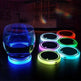 Colorful LED Coaster: Solar & USB Charging - EX-STOCK CANADA