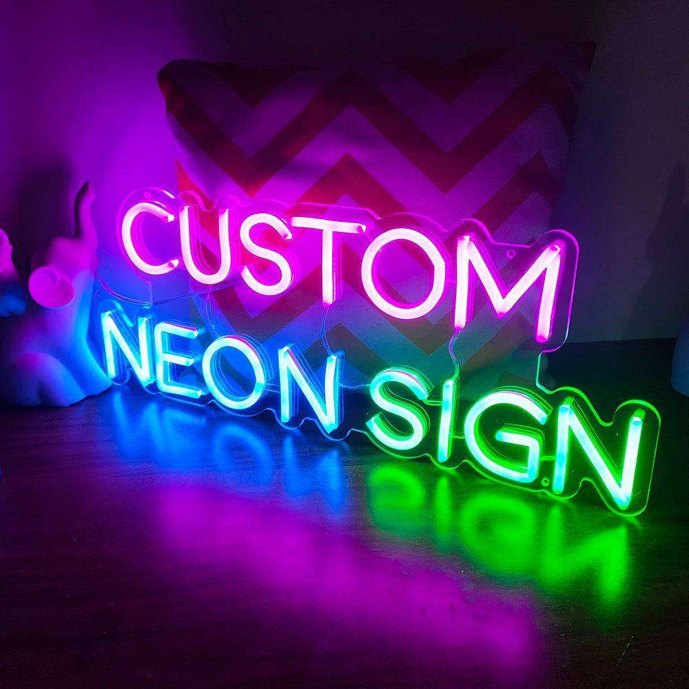 Colorful Neon Letter Modeling Light Custom Neon Sign DIY - EX-STOCK CANADA