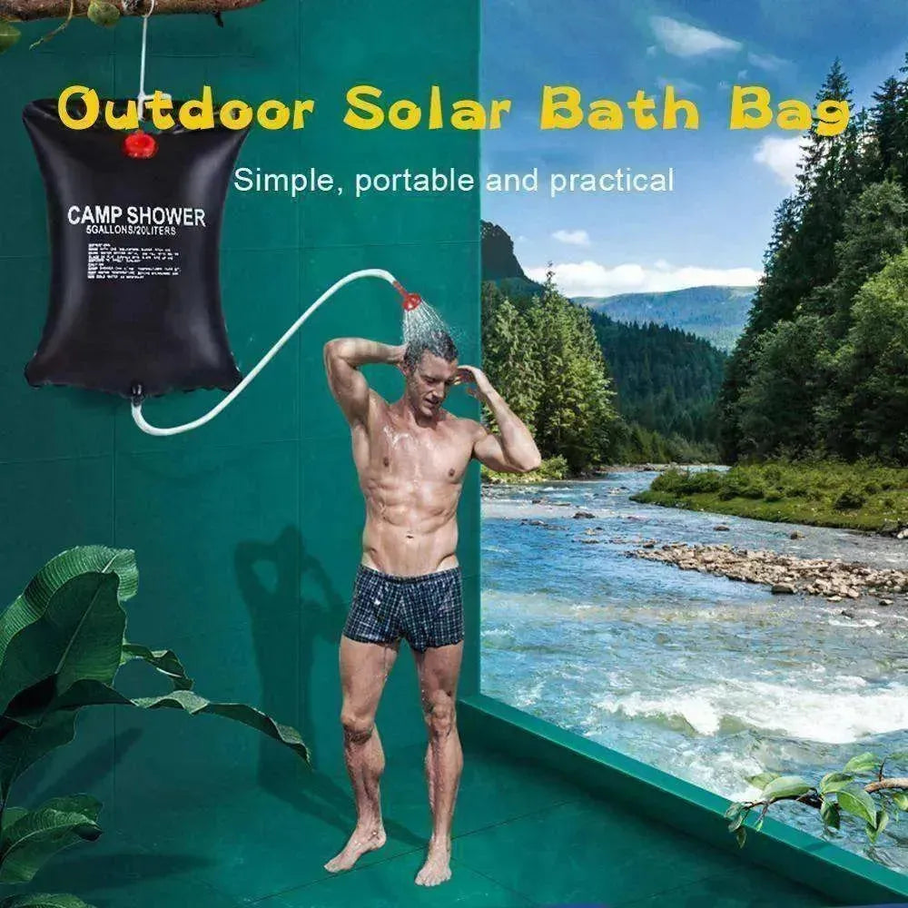 Compact 20L Solar Shower for Camping - EX-STOCK CANADA