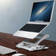 Computer Stand Laptop Aluminum Alloy Desktop Folding Portable Storage Base Can Lift Radiator - EX-STOCK CANADA