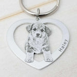 Costumed Picture Pet Memo Keyring Keychain - EX-STOCK CANADA